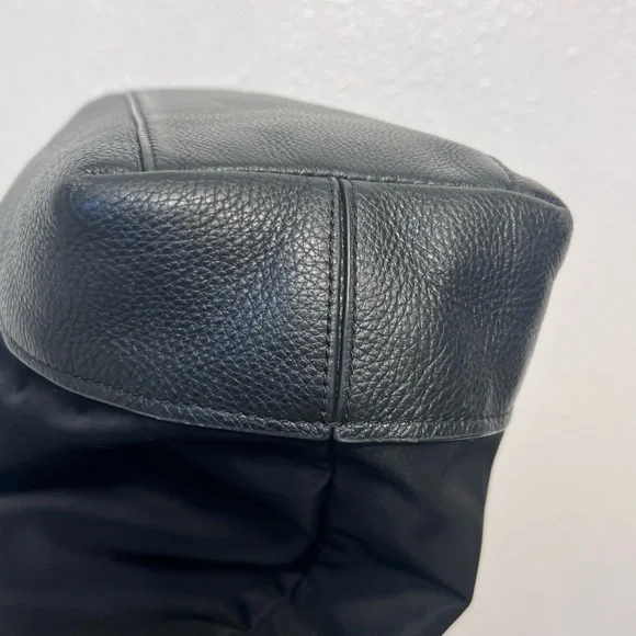 Coach 2017 Black Nylon/Leather Tote B1777-F57903 - Picture 8 of 14